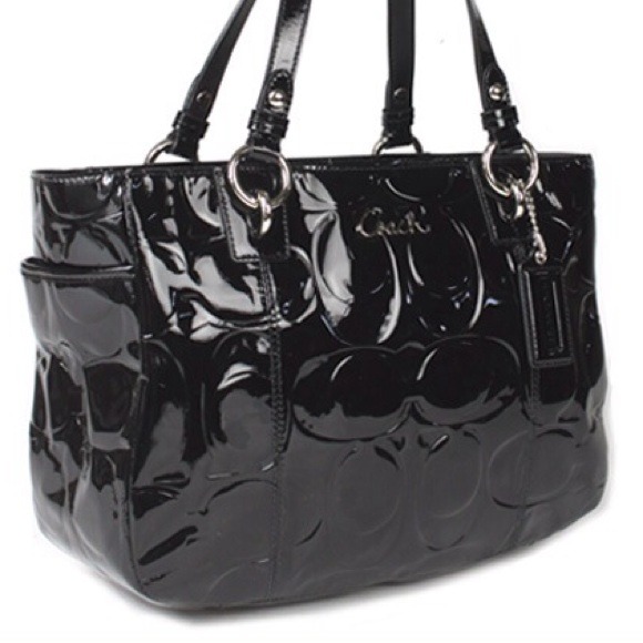 black coach tote sale