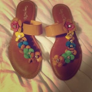 Flower sandals