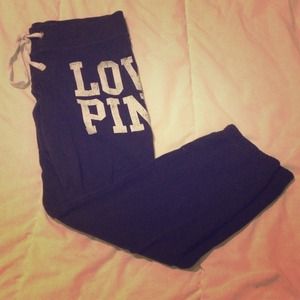 PINK cropped sweats