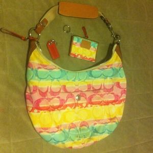 Coach Purse w/ Matching Coin Purse