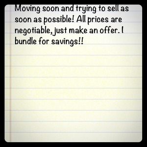 Moving sale!