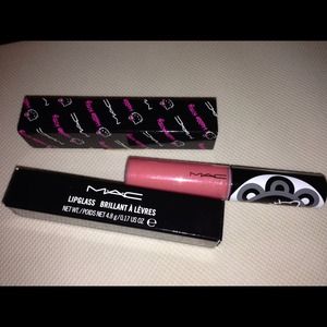 Bundled- Mac HK lipgloss & Mac mini brush case