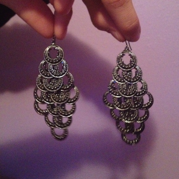 Hanging earrings