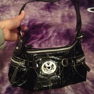 Disneyland Mickey Mouse leather purse