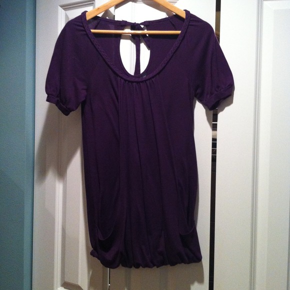 Purple long top
