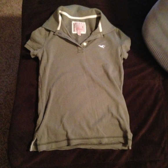 Hollister green shirt