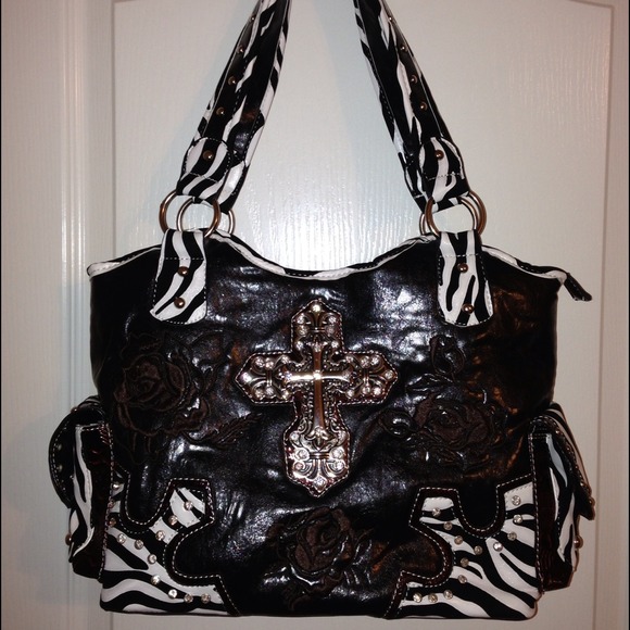 Zebra print with cross purse!