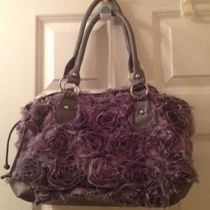 Violet/ grey boutique purse.