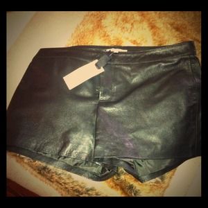 BB Dakota sassy leather shorts, sz 10