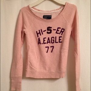 American Eagle pullover.