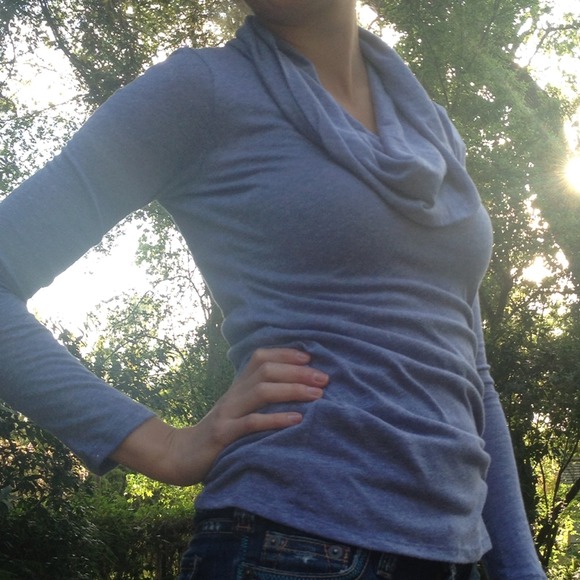Brand new GAP cowl neck, long sleeve top.