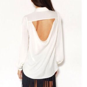 SOLD❗️AKIRA CHICAGO  L/Sleeve open back shirt