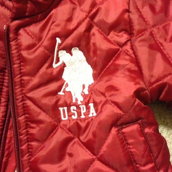 USPA red puffy jacket in Unused condition - Picture 2 of 4