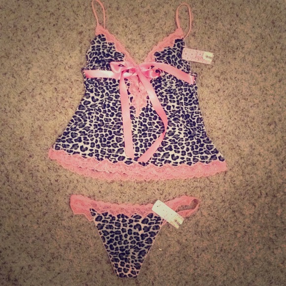 Black //pink leopard lingerie ❌bundle ❌@kacisharp