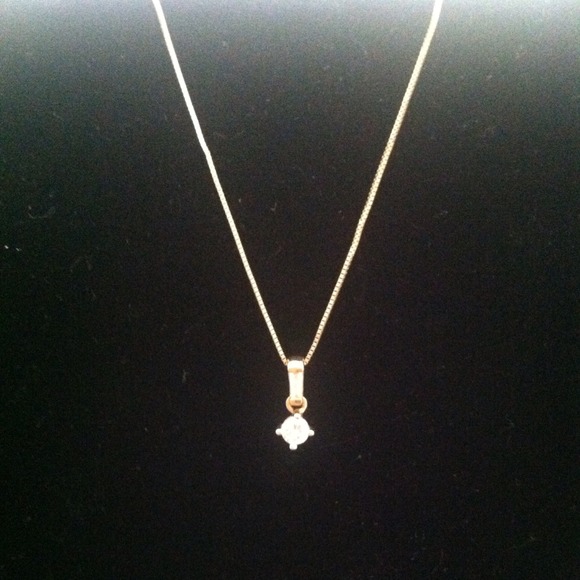 14k diamond necklace