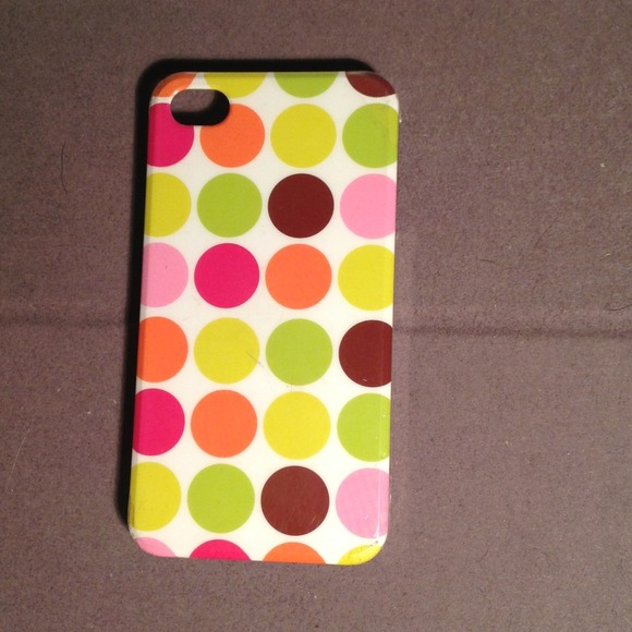 iPhone 4/4S case. Polka dots.