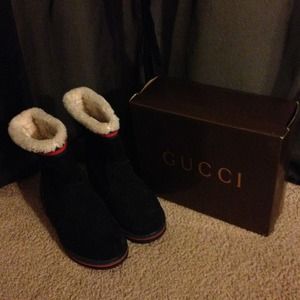 Gucci inspired snow boots