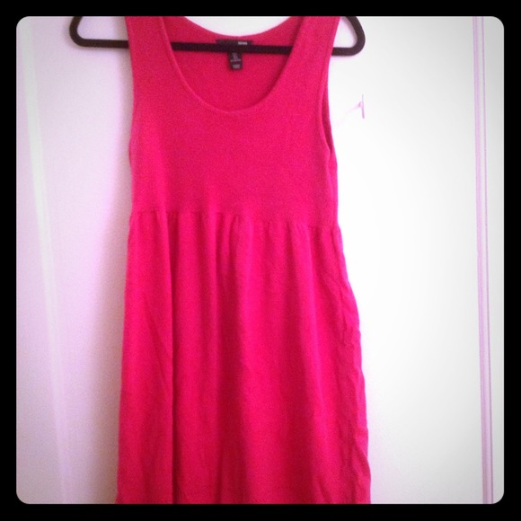 ** SOLD ** Organic Cotton Fuschia Dress