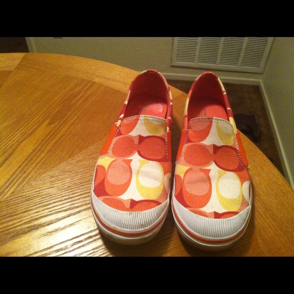 On hold  Pink Coach Sneakers