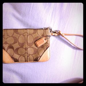 Authentic Coach Wristlet