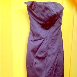 Royal blue over the knee dress