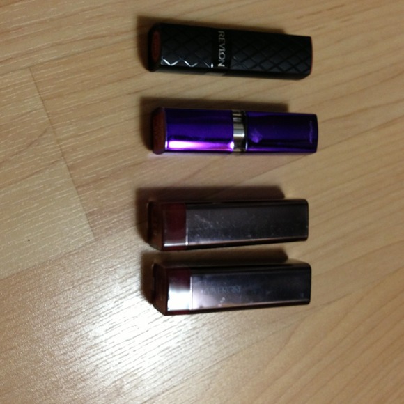 Lipstick bundle: Revlon, Cover Girl, and Rimmel