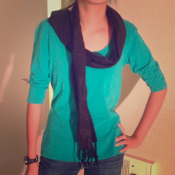 Turquoise Basic Top