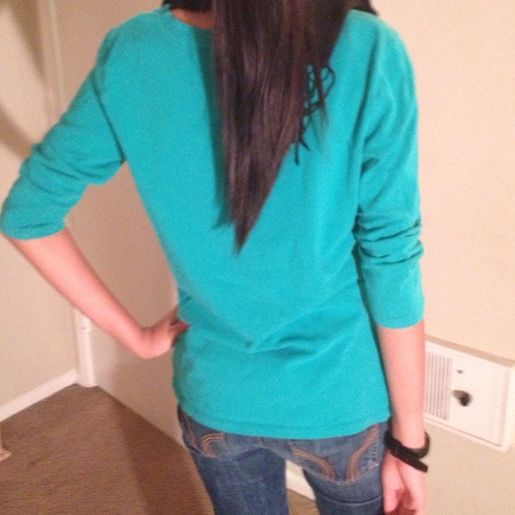 Turquoise Basic Top - Picture 2 of 4
