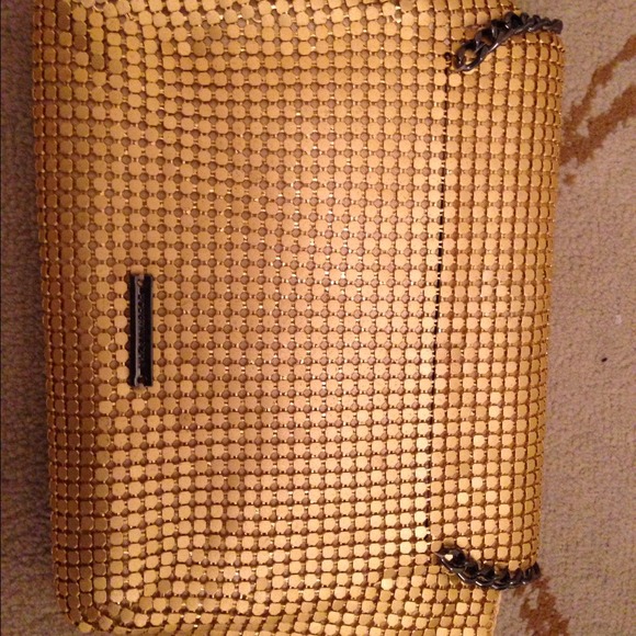 SOLD- BCBGMAXAZRIA Gold Clutch - Picture 2 of 4