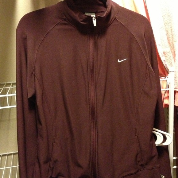 Nike zip running top