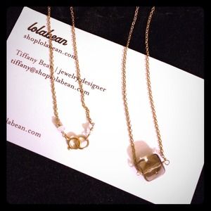 Smoky Quartz Square Necklace