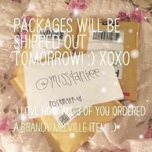 MONDAY 4/8 SHIPMENTS :)