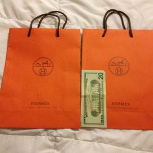 Authentic Hermes Paper Bags