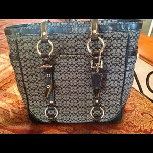 Black Coach tote