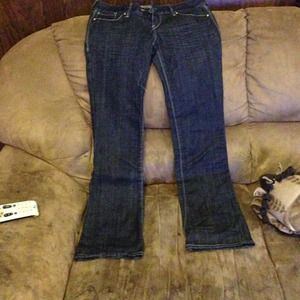 Express Zelda Barely Boot Jeans