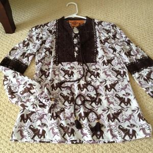 Tory Burch beautiful elephant tunic.