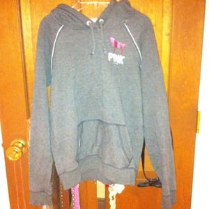 pink sweatshirt