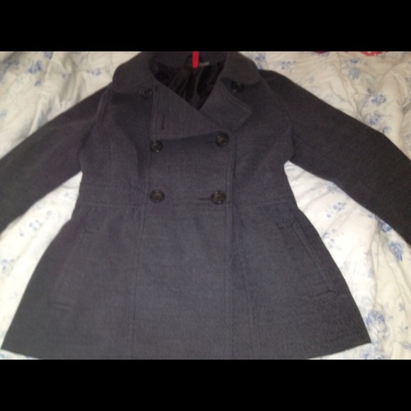 ❌SOLD❌H&M gray wool peacoat size 10/M new