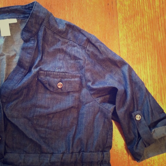 Denim Tie-Top