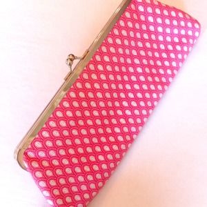 Pink clutch