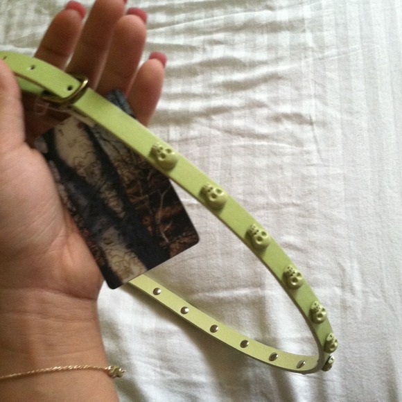 NEW Green Skull belt