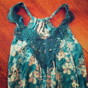 Turquoise Marble Tank