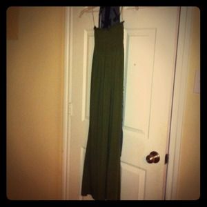 Strapless maxi dress