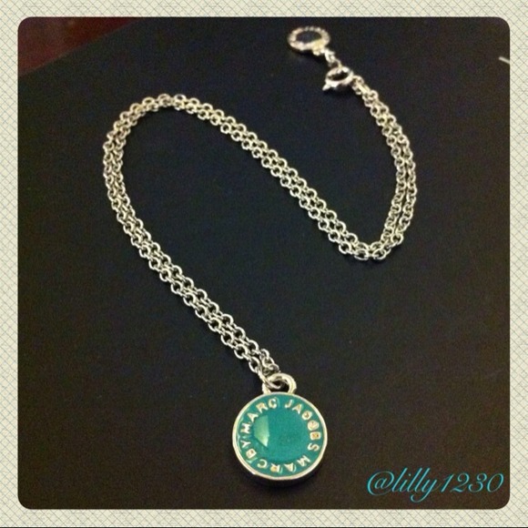 Marc Jacobs Turquoise Disc Necklace