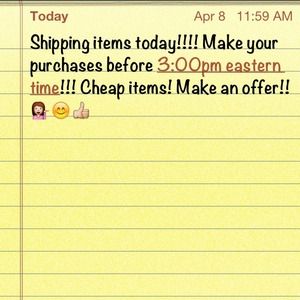 Shipping sold items today!