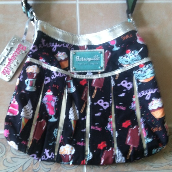 Betsey Johnson purse ice cream shop