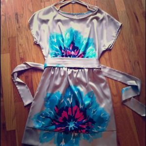 Spring dress with matching belt!