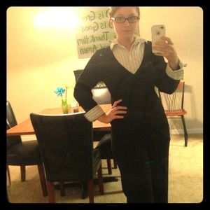 Business professional black sweater