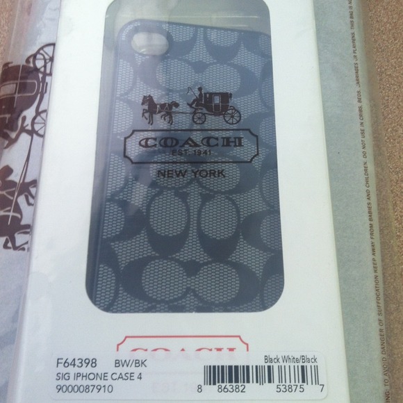 Authentic Coach iPhone 4/4S Case