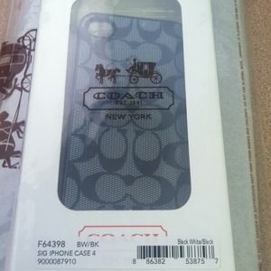 Authentic Coach iPhone 4/4S Case